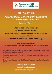 Psicoanálisis, Género y Diversidades.